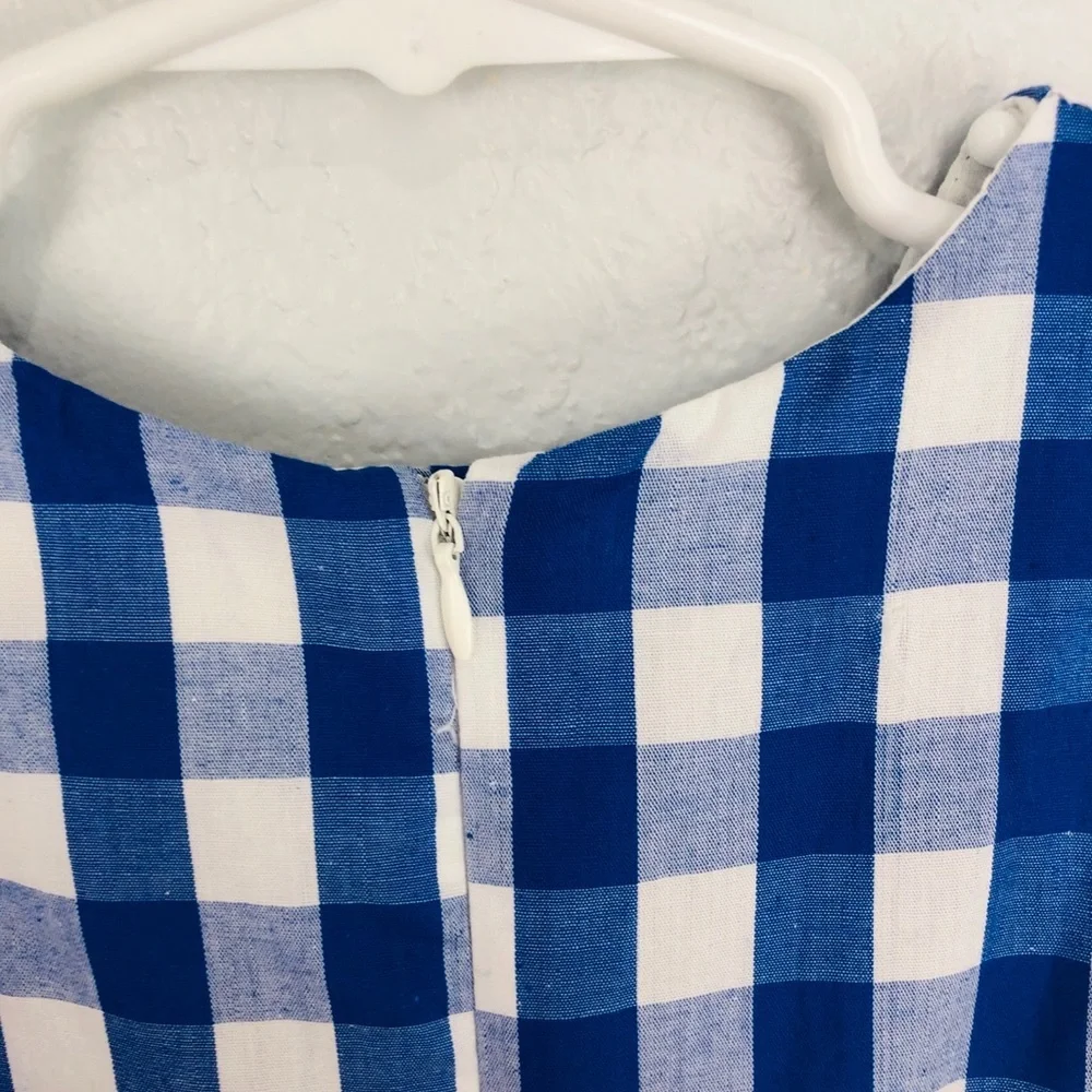 NWT PLAID BLUE TODDLER GIRL SUMMER DRESS